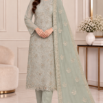 Handwork Embroidered Shafoon 3-Piece Suit | Unstitched