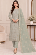 Handwork Embroidered Shafoon 3-Piece Suit | Unstitched